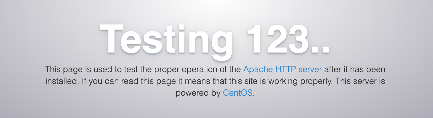 How To Install the Apache Web Server on CentOS 7