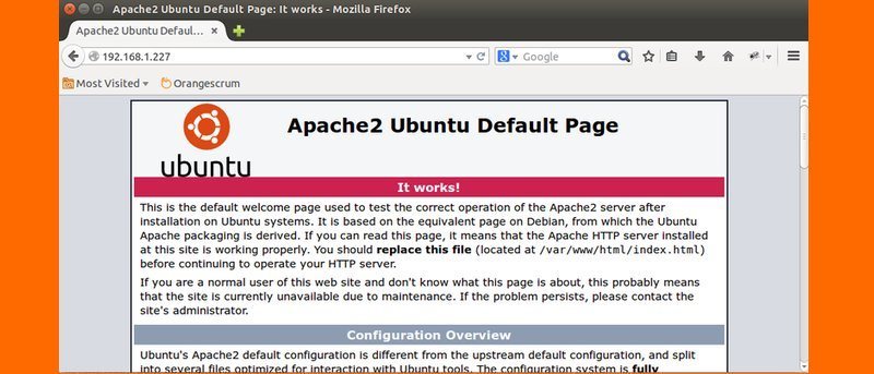 How To Install the Apache Web Server on Ubuntu