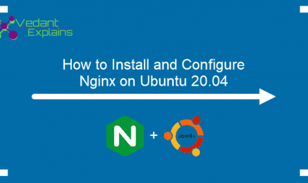 how to install nginx web server on Ubuntu 20.04